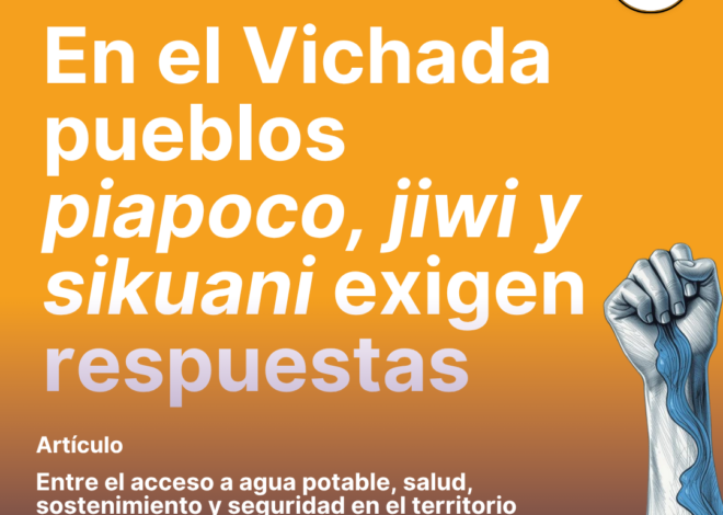 En el Vichada pueblos Piapoco, Jiwi y Sikuani exigen respuestas