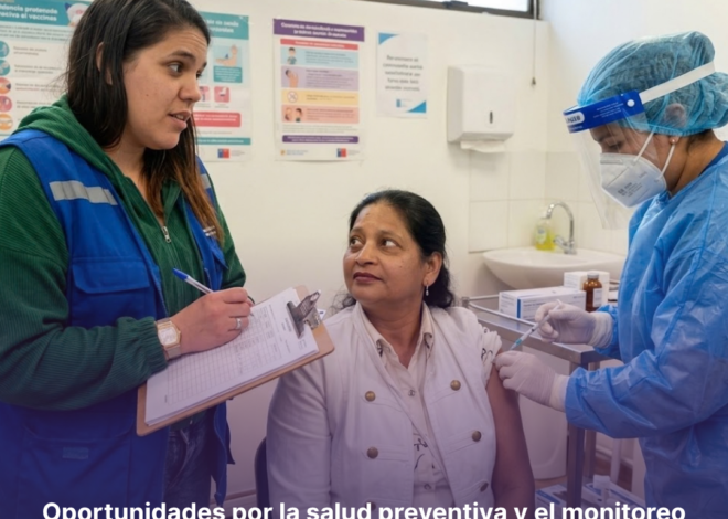 Oportunidades por la salud preventiva y el monitoreo comunitario