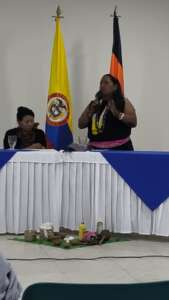 Intervención de la mayora y sabedora Yolanda por ASOMI