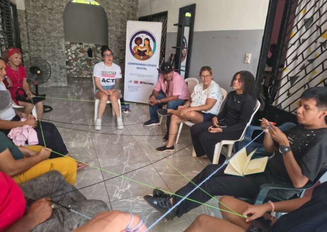 Un circulo de reflexión entre comunidades locales, migrantes e indígenas en Puerto Carreño, Vichada
